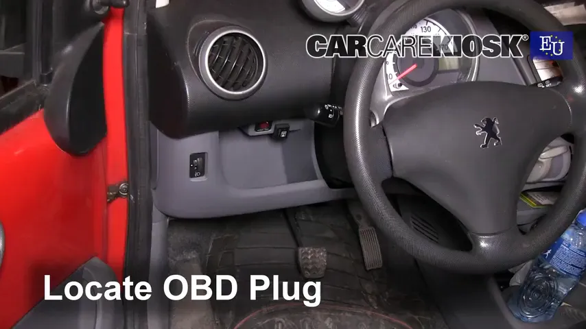 2008 Peugeot 107 Trendy 1.0L 3 Cyl. Lumière « Check engine » du moteur Diagnostic